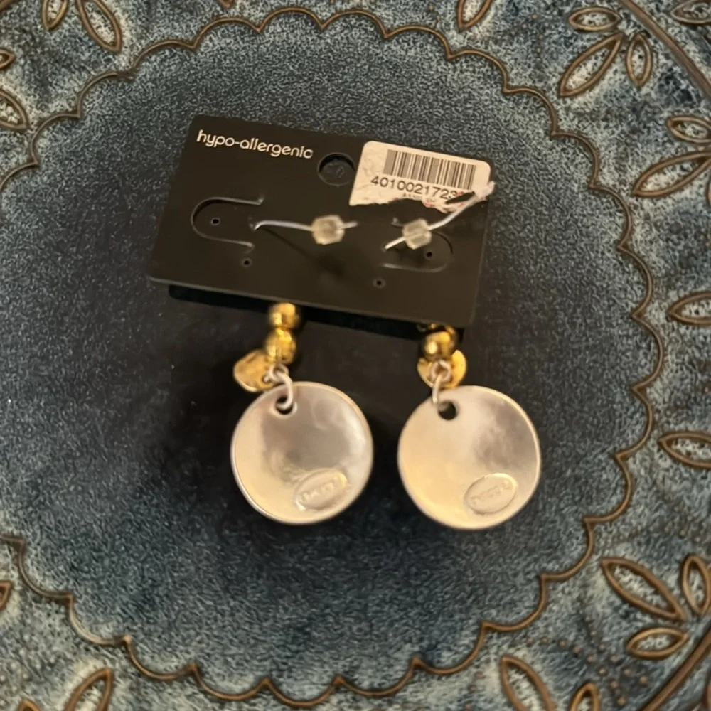 Chico’s Drop Circle Dangling Earrings